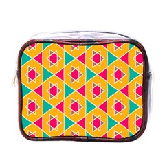 Colorful Stars Pattern			mini Toiletries Bag (one Side) by LalyLauraFLM