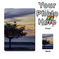 Sunset Scene At Boardwalk In Montevideo Uruguay Multi-purpose Cards (rectangle)  by dflcprints