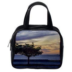 Sunset Scene At Boardwalk In Montevideo Uruguay Classic Handbags (one Side) by dflcprints