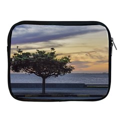 Sunset Scene At Boardwalk In Montevideo Uruguay Apple Ipad 2/3/4 Zipper Cases