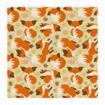 Curious Maple Fox Glasses Cloth (Medium, Two Sided) Front