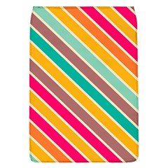 Colorful Diagonal Stripes			removable Flap Cover (l) by LalyLauraFLM