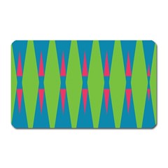 Connected Rhombus			magnet (rectangular) by LalyLauraFLM