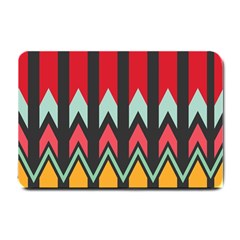 Waves And Other Shapes Pattern			small Doormat by LalyLauraFLM