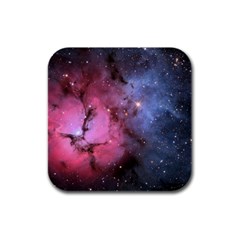 Trifid Nebula Rubber Square Coaster (4 Pack)  by trendistuff