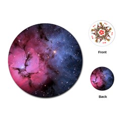 Trifid Nebula Playing Cards (round) 