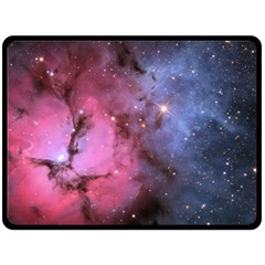 Trifid Nebula Fleece Blanket (large) 