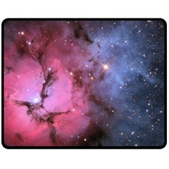 Trifid Nebula Fleece Blanket (medium)  by trendistuff