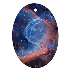 Thor s Helmet Oval Ornament (two Sides)