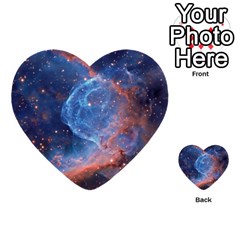 Thor s Helmet Multi-purpose Cards (heart)  by trendistuff