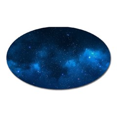 Starry Space Oval Magnet by trendistuff