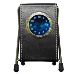 Starry Space Pen Holder Desk Clocks by trendistuff