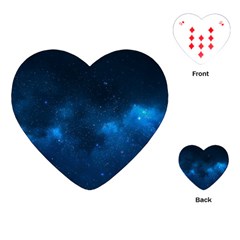 Starry Space Playing Cards (heart)  by trendistuff