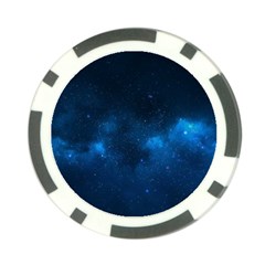 Starry Space Poker Chip Card Guards