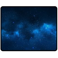 Starry Space Double Sided Fleece Blanket (medium) 