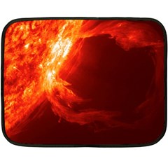 Solar Flare 1 Double Sided Fleece Blanket (mini)  by trendistuff