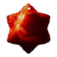 Solar Flare 1 Ornament (snowflake)  by trendistuff