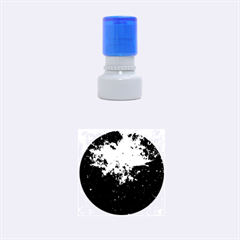 Mystic Mountain Rubber Round Stamps (small) by trendistuff