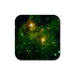 Hydrocarbons In Space Rubber Coaster (square)  by trendistuff