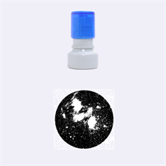 Hydrocarbons In Space Rubber Round Stamps (small) by trendistuff