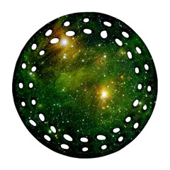 Hydrocarbons In Space Round Filigree Ornament (2side) by trendistuff