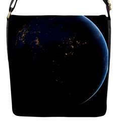 Global Night Flap Messenger Bag (s) by trendistuff