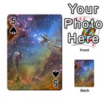 EAGLE NEBULA Playing Cards 54 Designs  Front - Spade5