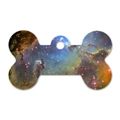 Eagle Nebula Dog Tag Bone (two Sides)