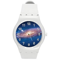 Andromeda Round Plastic Sport Watch (m) by trendistuff