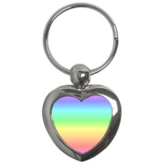 Rainbow Colors Key Chains (heart)  by LovelyDesigns4U