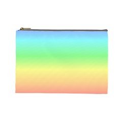 Rainbow Colors Cosmetic Bag (large)  by LovelyDesigns4U