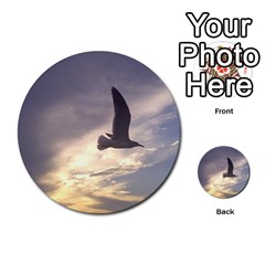 Fly Seagull Multi-purpose Cards (round) 