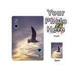 Fly Seagull Playing Cards 54 (Mini)  Front - Spade5