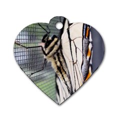 Butterfly 1 Dog Tag Heart (Two Sides)