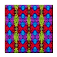 Colorful Painting Goa Pattern Tile Coasters