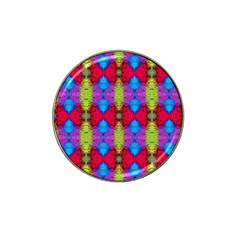 Colorful Painting Goa Pattern Hat Clip Ball Marker (10 pack)