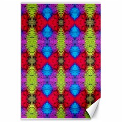 Colorful Painting Goa Pattern Canvas 20  x 30  