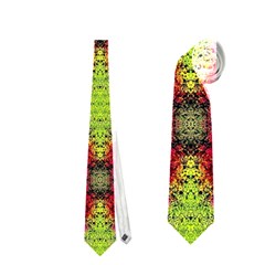 Colorful Painting Goa Pattern Neckties (One Side) 