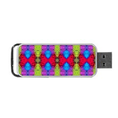 Colorful Painting Goa Pattern Portable USB Flash (One Side)