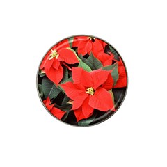 Poinsettia Hat Clip Ball Marker by trendistuff