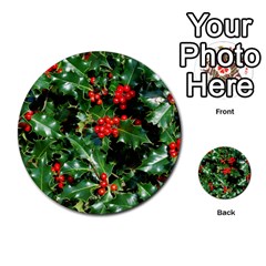 Holly 2 Multi-purpose Cards (round) 