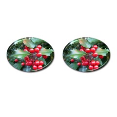 Holly 1 Cufflinks (oval) by trendistuff