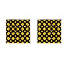 Connected Rhombus Pattern			cufflinks (square) by LalyLauraFLM