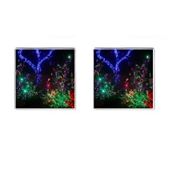 Christmas Lights 2 Cufflinks (square) by trendistuff