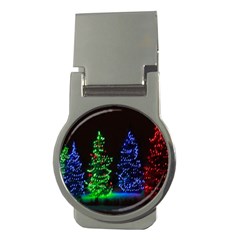 Christmas Lights 1 Money Clips (round)  by trendistuff