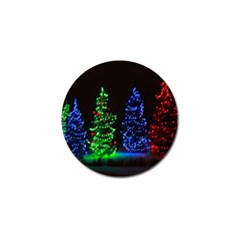 Christmas Lights 1 Golf Ball Marker by trendistuff