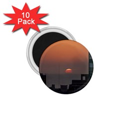 Aerial View Of Sunset At The River In Montevideo Uruguay 1 75  Magnets (10 Pack)  by dflcprints