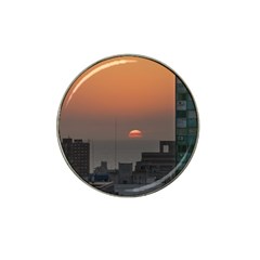 Aerial View Of Sunset At The River In Montevideo Uruguay Hat Clip Ball Marker (4 Pack) by dflcprints