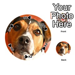 Jack Russell Terrier Playing Cards 54 (round)  by Rowdyjrt