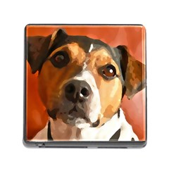 Jack Russell Terrier Memory Card Reader (square) by Rowdyjrt